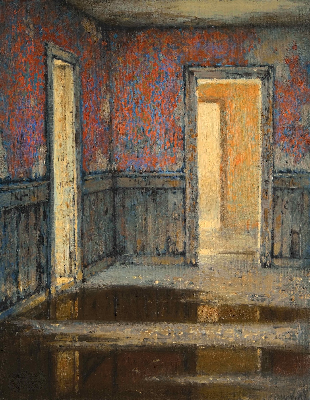 HOME II - huile sur toile - 24x19 cm