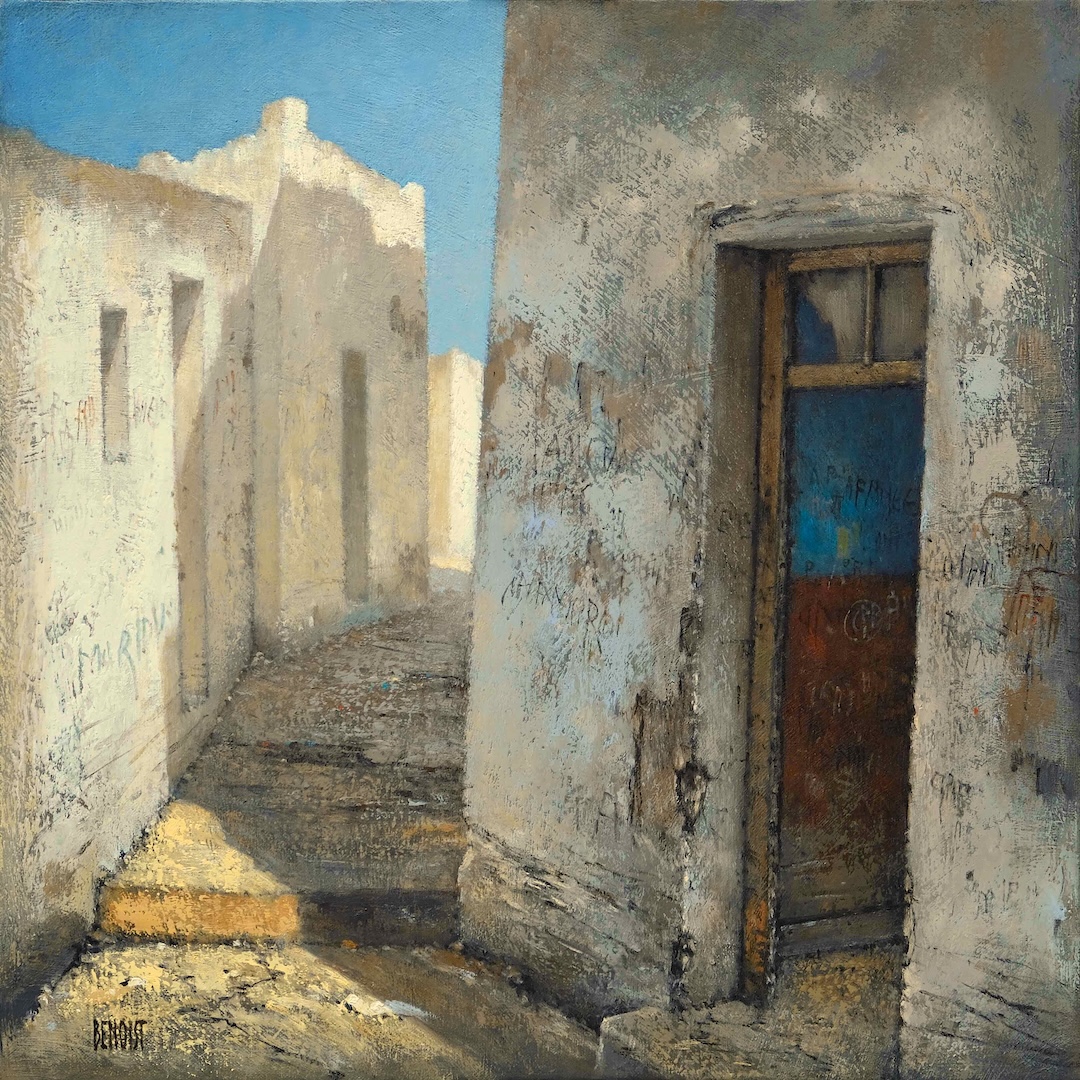 VENELLE MONTANTE - huile sur toile - 50x50 cm