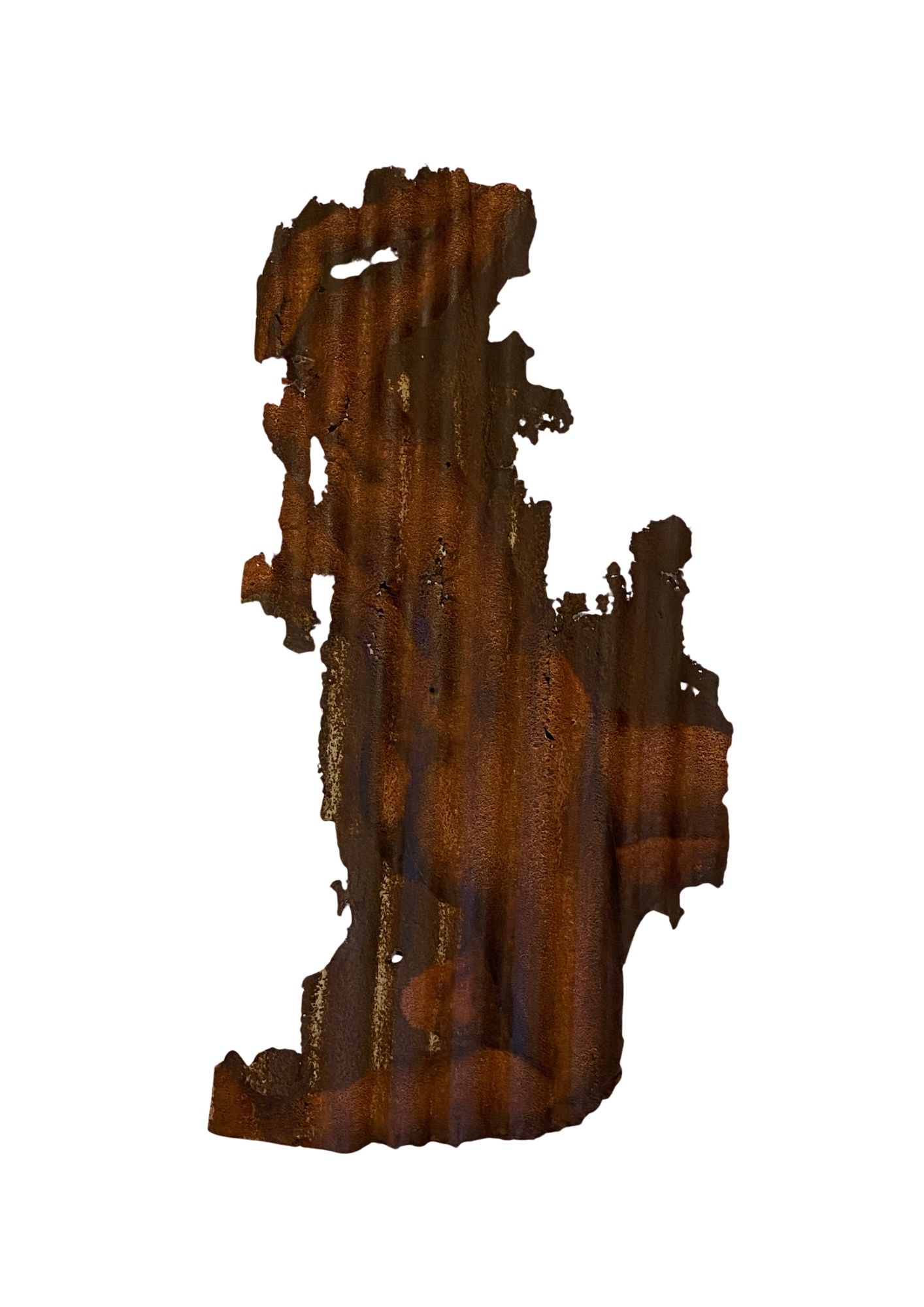Venus à genoux - huile sur tôle rouillée - 130x72cm.jpg