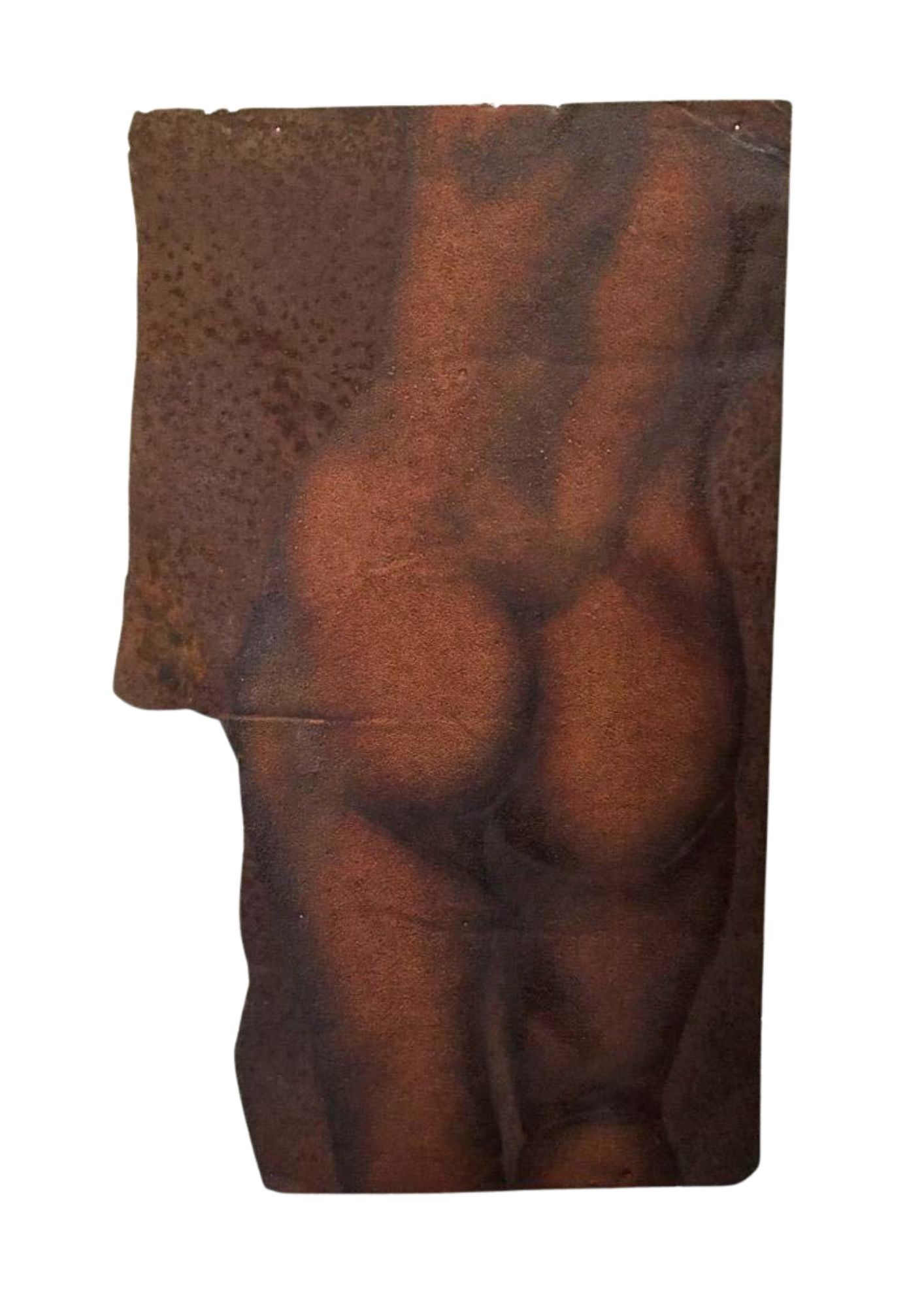 3.Archeologie de la memoire, Fragment 3 - huile sur tôle - 66 x 40cm
