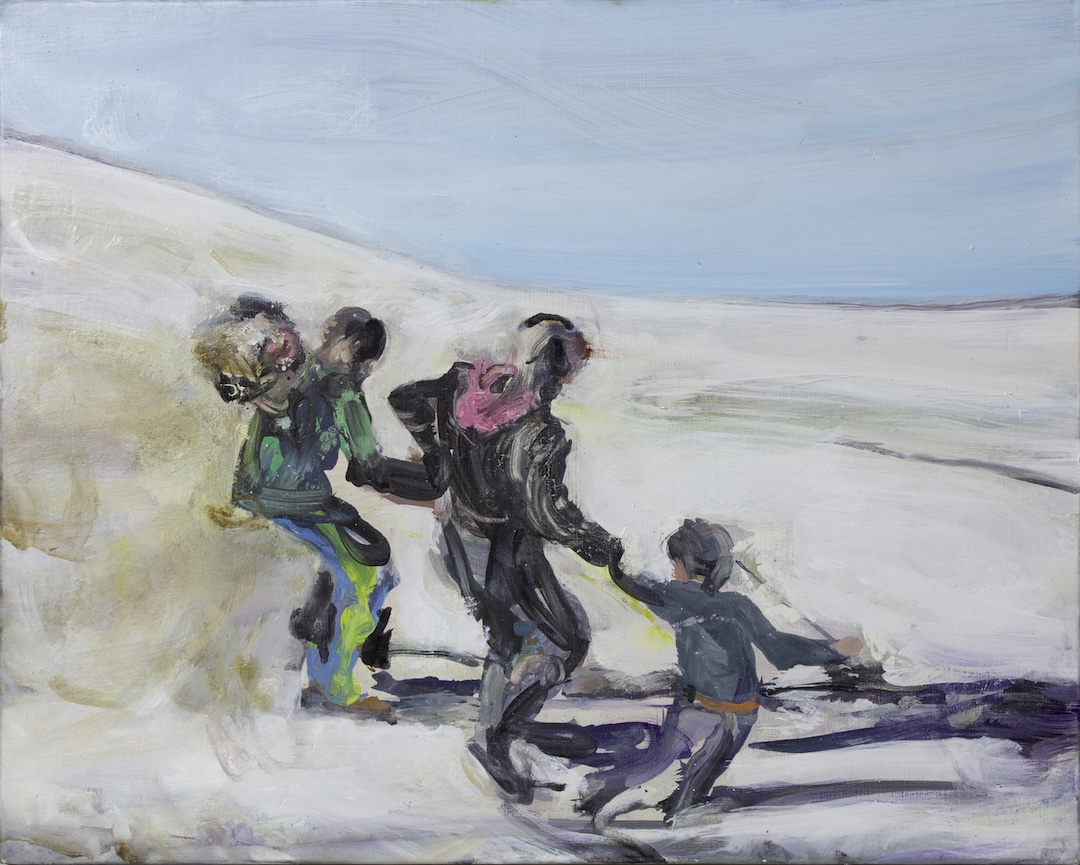 Cortège 36 - 2024 - huile sur toile - 40 x 50 cm