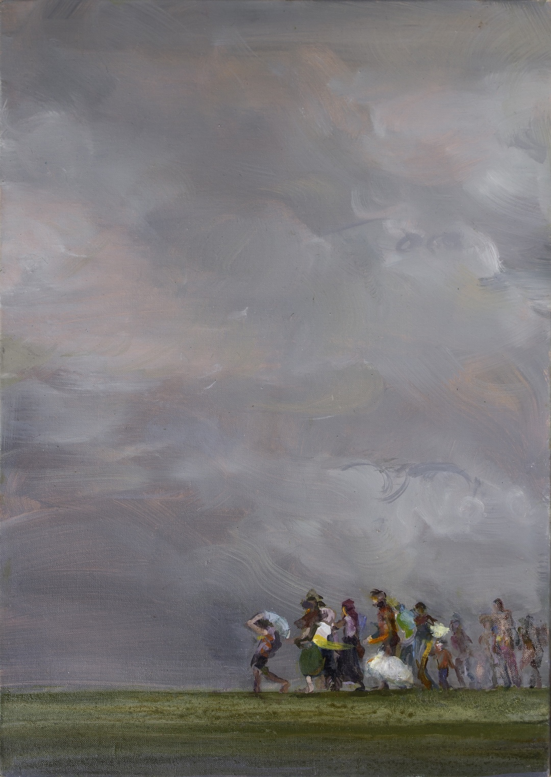 Cortège 43 - 2024 - huile sur toile - 73 x 50 cm
