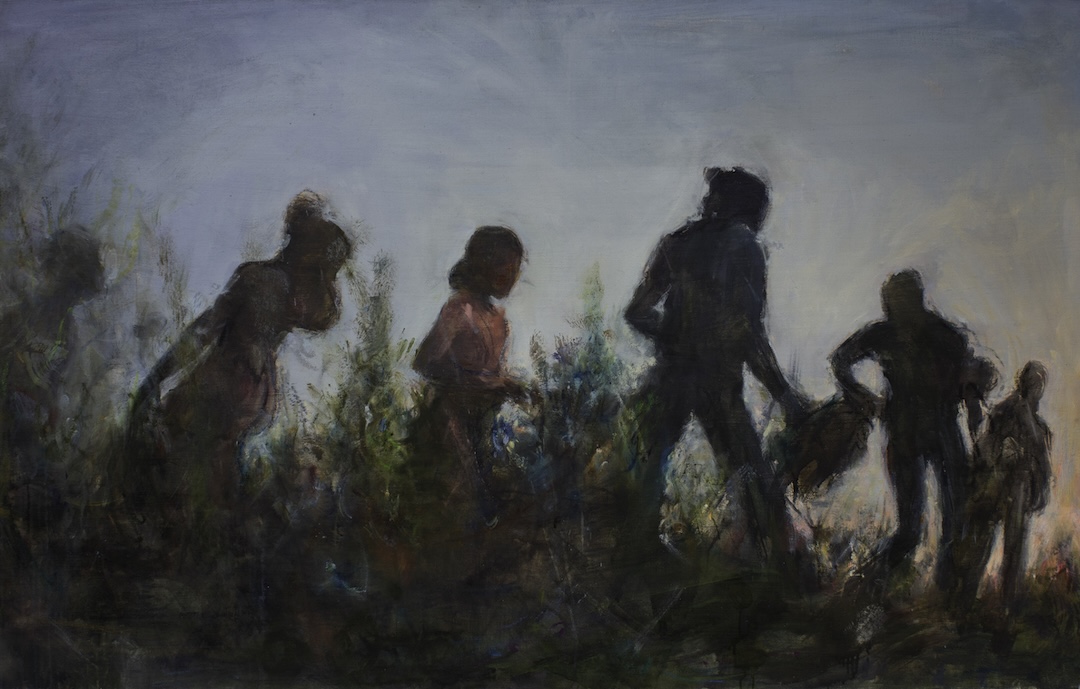 Cortège 78 - 2026 - huile sur toile - 97 x 152 cm