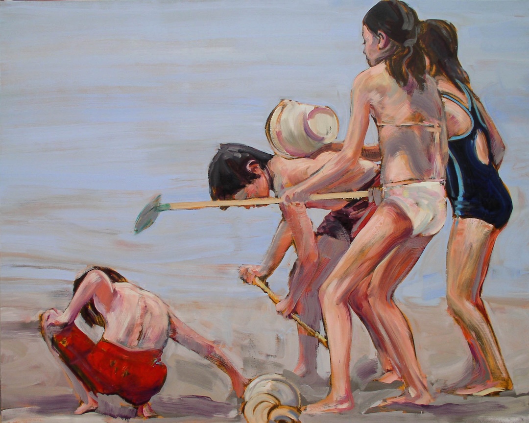 Les grands travaux - 2006 - huile sur toile - 160 × 200 cm