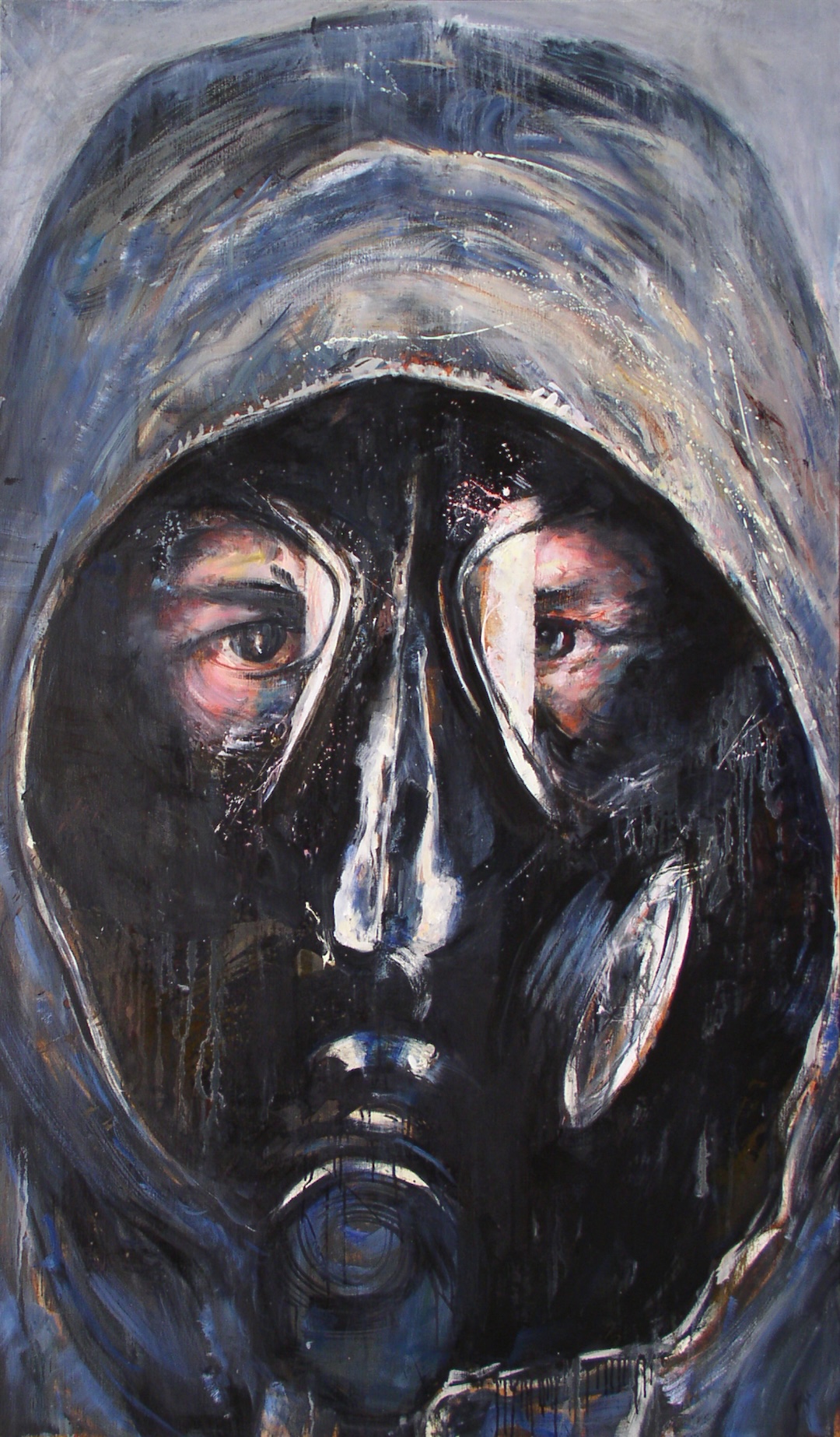 Rescapé 9 - 2009 - huile sur toile - 195 × 114 cm