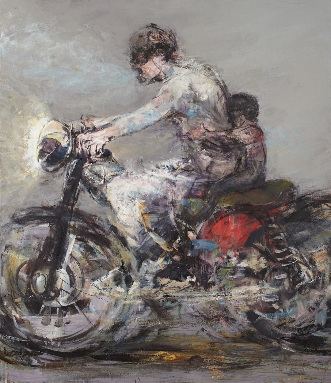Riders - 2017 - huile sur toile - 204 × 176 cm