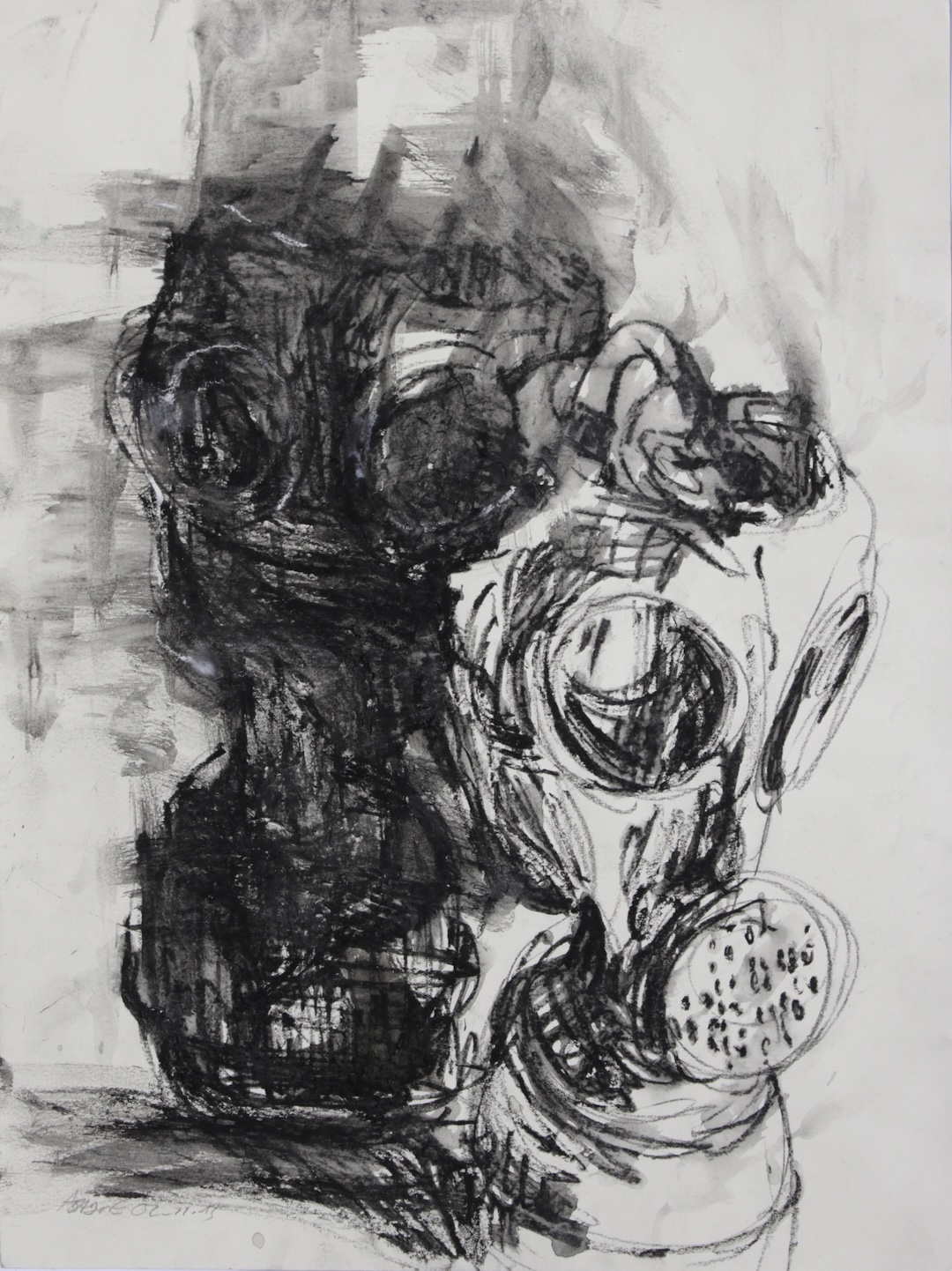 Sans titre - 2015 - techniques mixtes sur papier - 42 × 30 cm