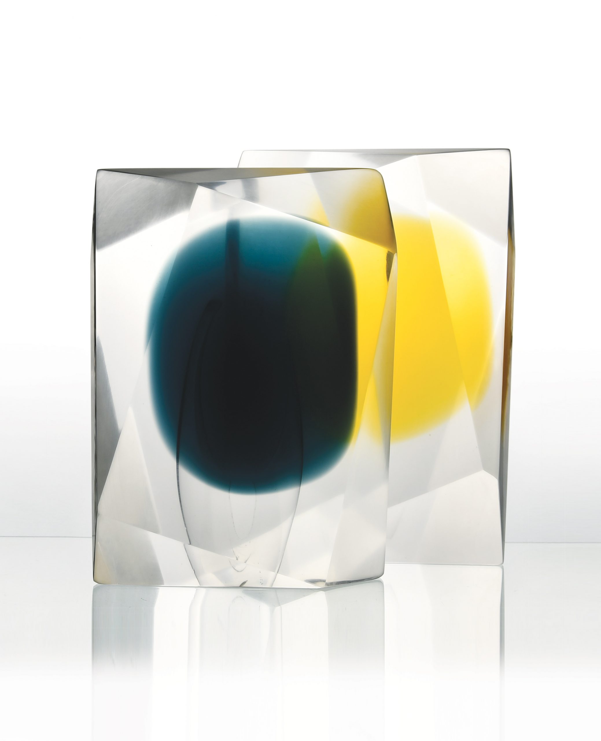 ALEXANDER CIRCLE BRUSH 01 - Verre de Murano - H 30.5 L 22 P 9 cm - H 33 L 22 P 9.6 cm