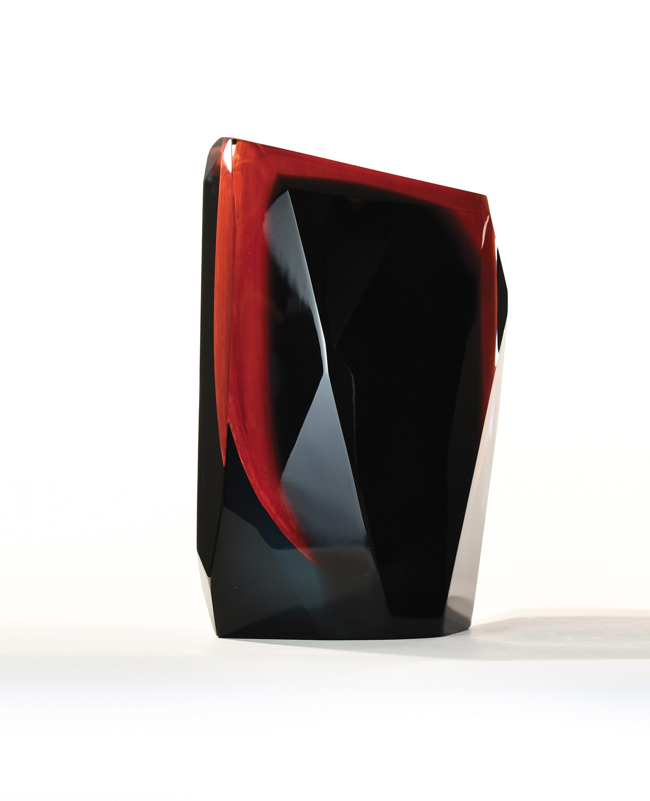 CONIC RED - Verre de Murano - H 31 L 20.5 P 9 cm