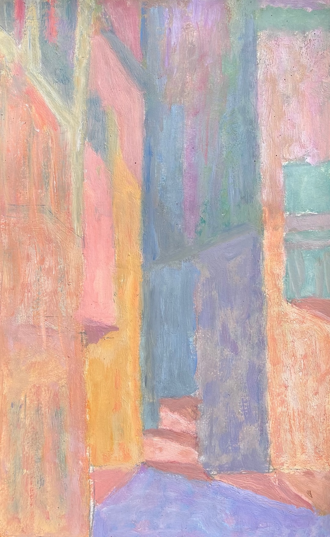 Canal à Venise - code 999 - 2005 - huile sur toile - 27 x 19,5 cm