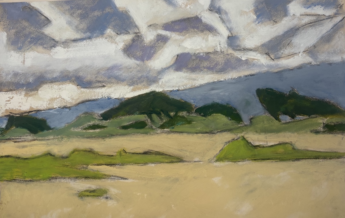 Kenya - code 967 - 2012 - Huile sur papier - 41 x 63 cm
