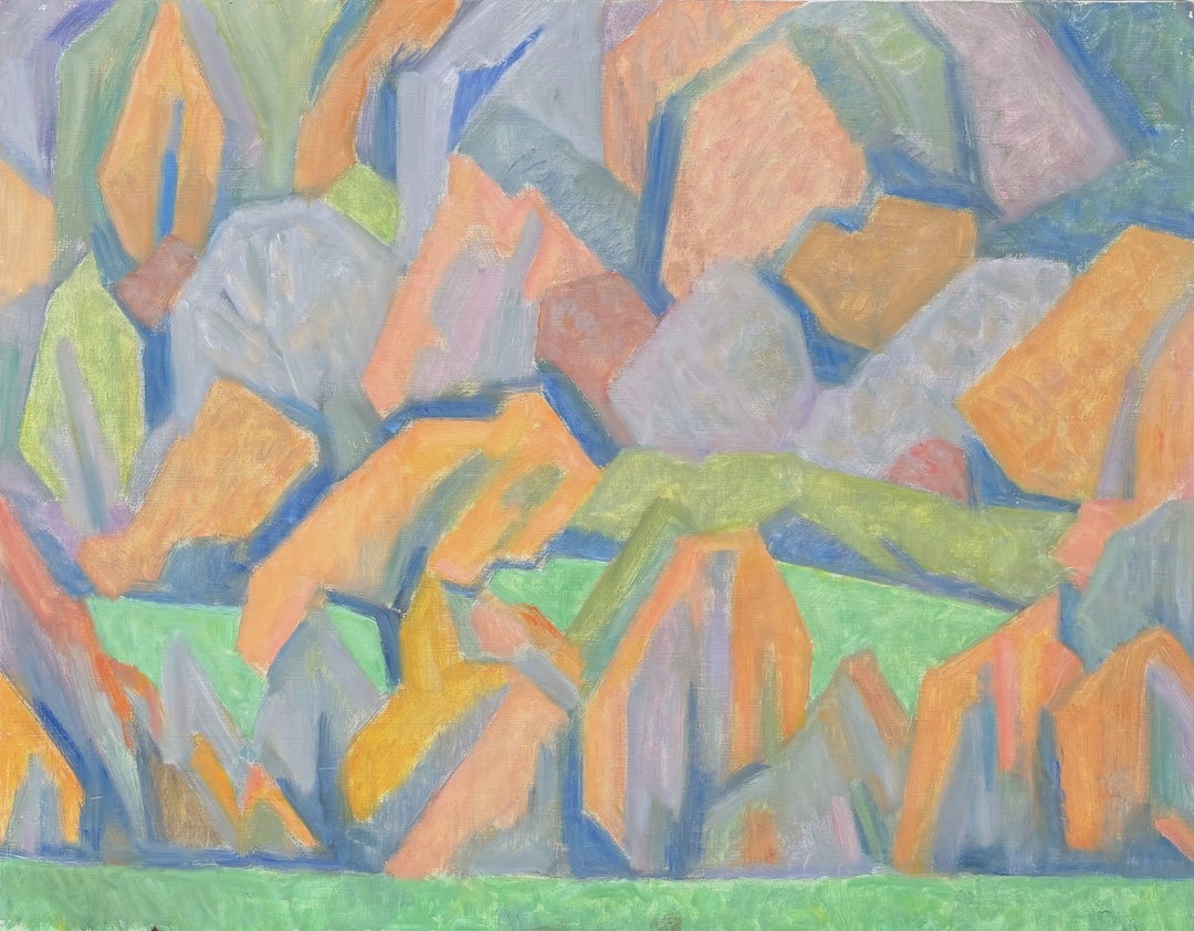 Le Perche en automne - code 503 - 1997 - huile sur toile - 90 x 115 cm