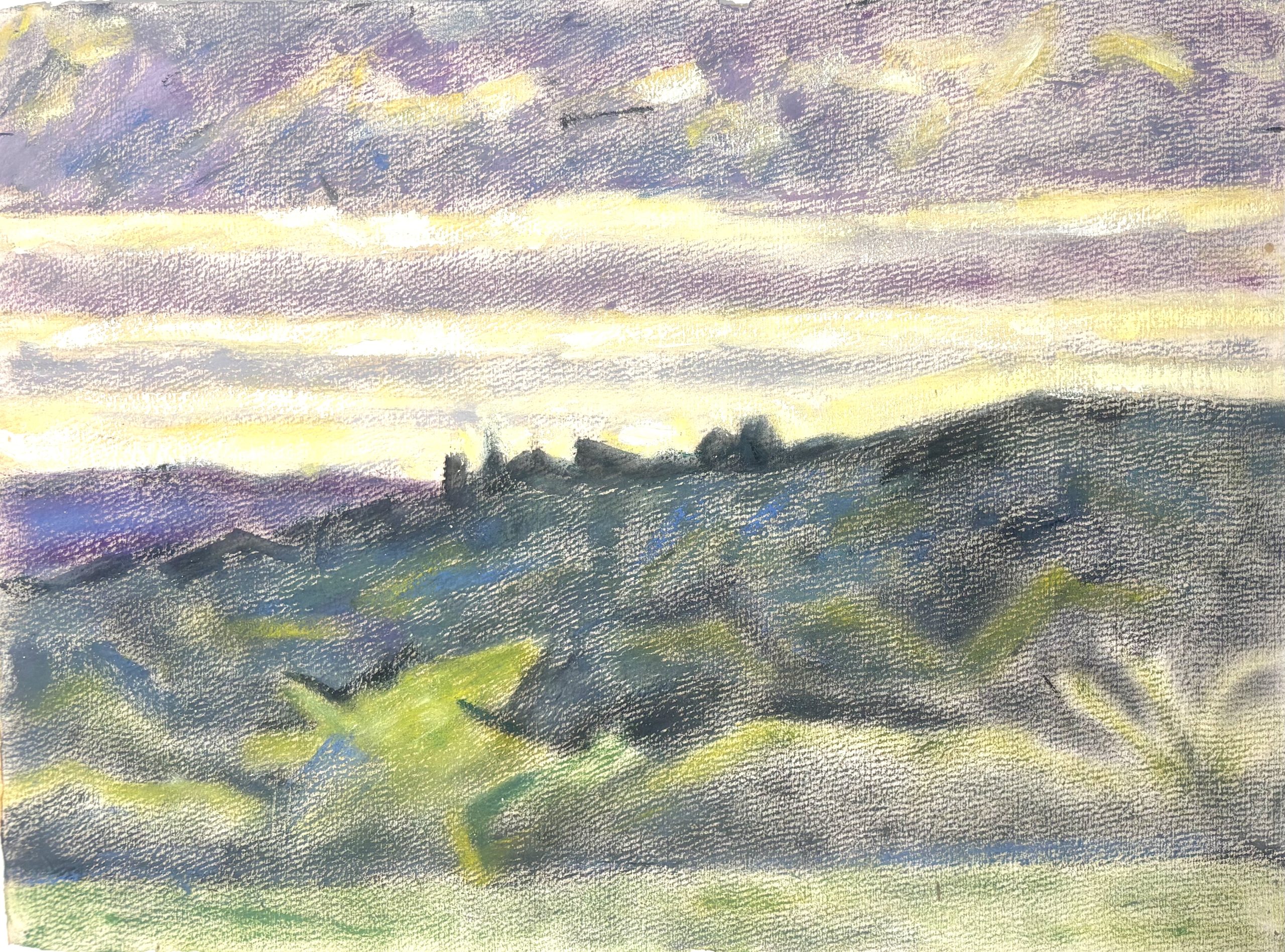 La Perrière - code 1290 - 2005 - huile sur papier - 38 x 50 cm