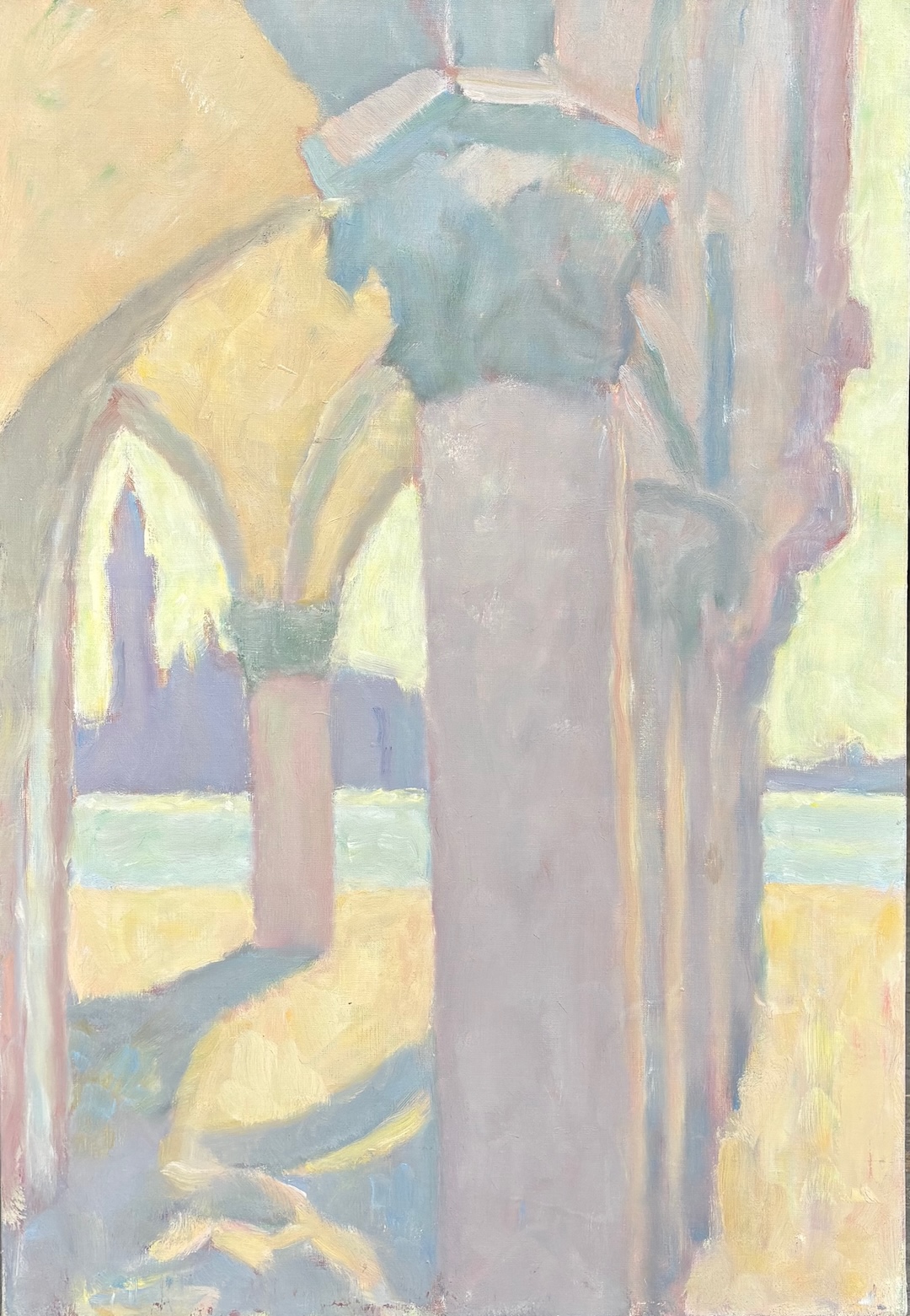 Venise - code 419 - 1978 - huile sur toile - 73 x 50 cm