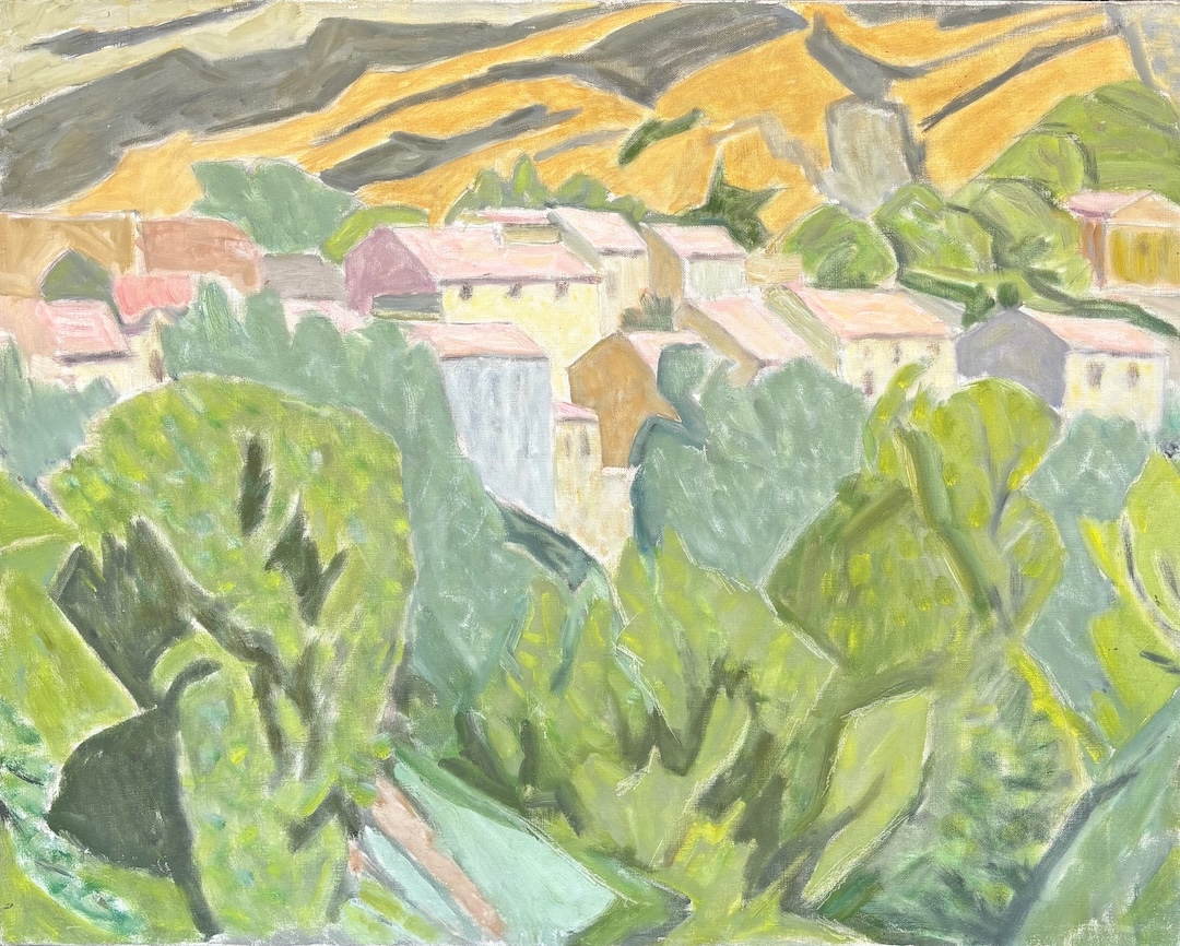 code 914 - huile sur toile
