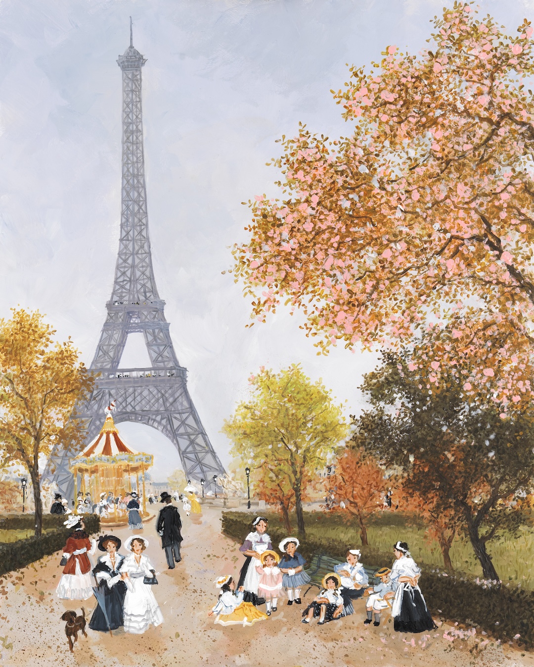 MI-MAI - Acrylique sur bois - 41x33 cm