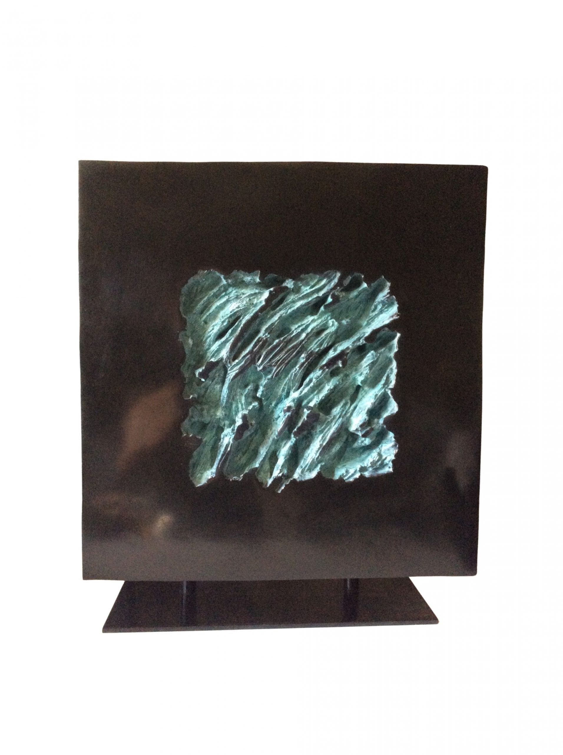 Paysage sur potence - bronze - édition de 8 + 4EA - 50 x 50 cm